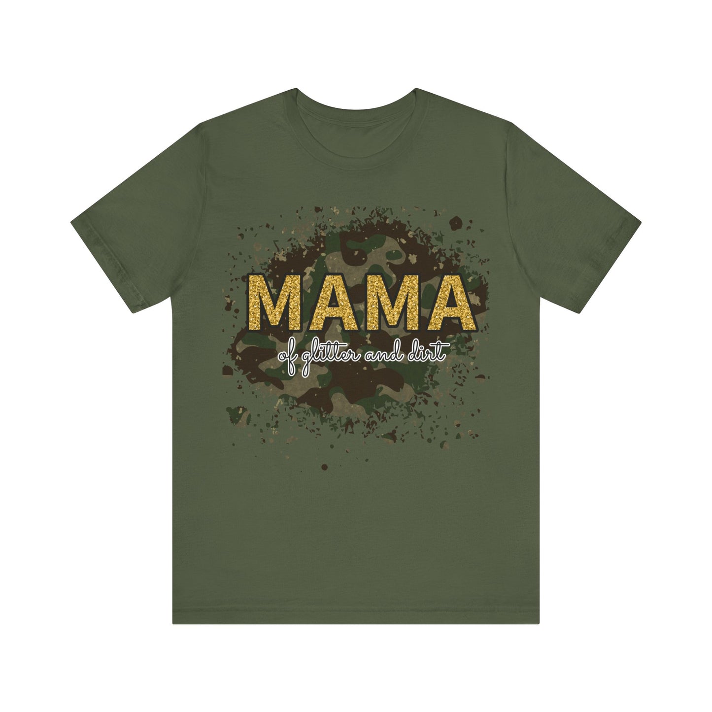 Momma of Glitter and Dirt Tee - Fun & Cute Mom Life Shirt