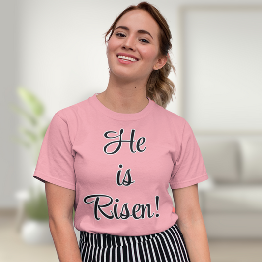 He is Risen T-Shirt | Christian Shirt | Resurrection Sunday Tee